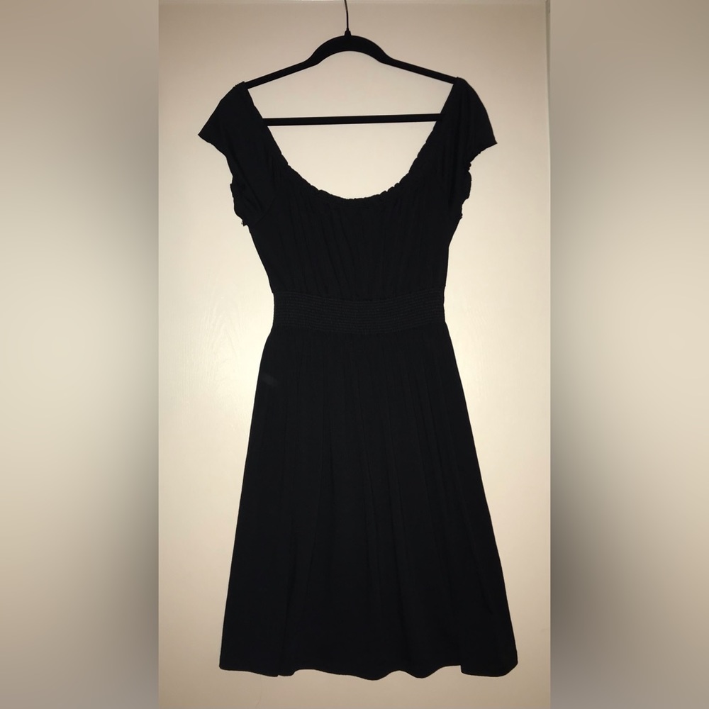 Soprano Off-the-Shoulders Black Dress Medium EUC